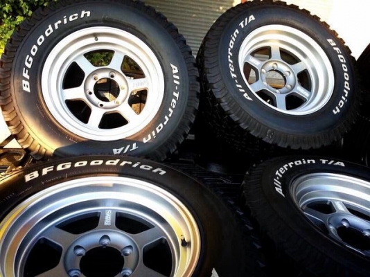 ขายยาง  BF  265 x 70 x 17  พร้อมล้อใหม่  TE 37V