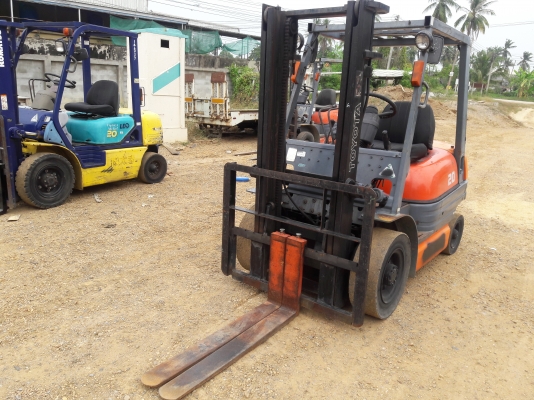 รถยกTOYOTA 6FG20 เครื่องเบนซิน 5k เสาสูง 3 เมตร ยางตันหน้าหลัง เกียร์ธรรมดา รถเก่าญี่ปุ่น สนใจติดต่อ 089-7949488