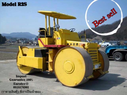 ขาย รถบดล้อเหล็ก R2S จำหน่าย รถ เครื่องจักร อุปกรณ์ทุกชนิด นำเข้า100\% ราคาถูก eurotec 0818176901