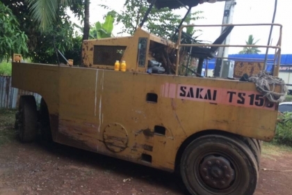 รถบด 9ล้อ SAKAI 7409 สภาพเดิมๆ พร้อมใช้งาน ขายถูก โทรด่วน 086-303-9797 กู๋อ๋า