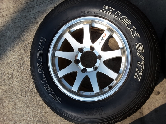 ล้อขอบ 17 6รู พร้อมยาง 265 65 17 ปี 12 ชุดล่ะ 7900