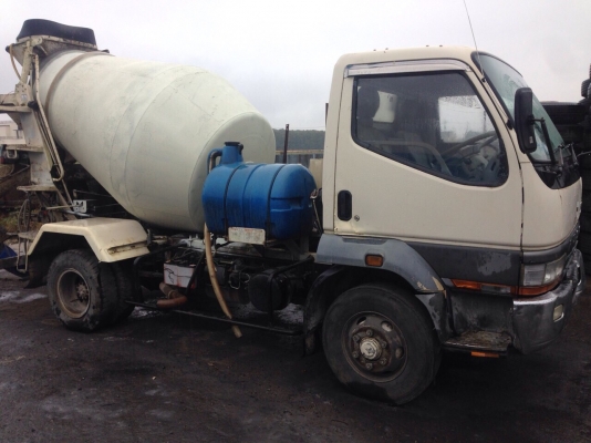 ขายจ้ารถโม่ปูนมือสองญี่ปุ่น MITSUBISHI FUSO เครื่อง6D16