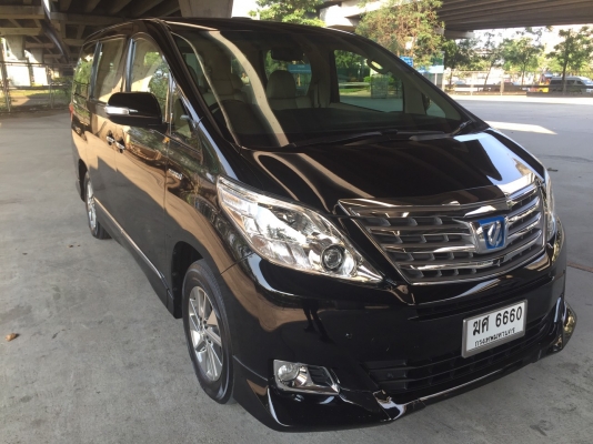 สวยสุดท็อปสุด ALPHARD 2.4 HYBRID รถมือเดียวออกศูนย์ Toyota ไมล์แท้ 87.xxx km ออฟชั่นเต็ม อุปกรณ์ครบพร้อมโอน