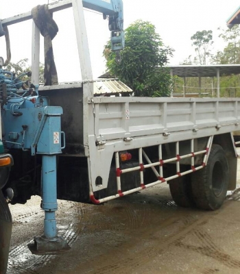 หกล้อ อีซชุ  DEGA 195ยูโร2 ปี47 เครนTANADO 5ตัน ท้องวี ช่วงยาว 7.20ม สภาพดีสวยบางเดิมพร้อมใช้ ทะเบียนพร้อมโอน ราคาเบาๆ ครับ