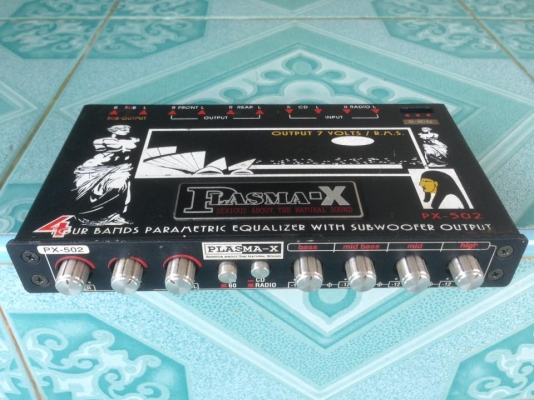 ปรีแอมป์ PLASMA-X มือสองใช้งานปกติ กลางแหลมจัดจ้านเบสแรง ขาย 1150 บาท