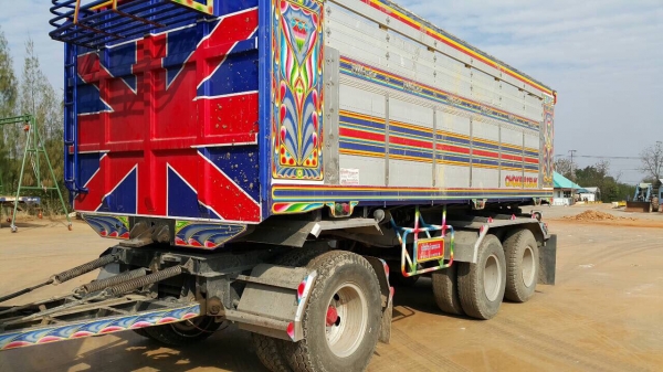 ขายสิบล้อพ่วง 270แรง FXZ23NZ247000242 ยูโรทูเครื่องดำ 6SD1-400902 ปี49ปลายปี ลูก3เพลายังไม่ลงเล่ม