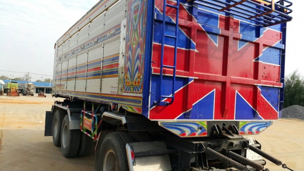 ขายสิบล้อพ่วง 270แรง FXZ23NZ247000242 ยูโรทูเครื่องดำ 6SD1-400902 ปี49ปลายปี ลูก3เพลายังไม่ลงเล่ม