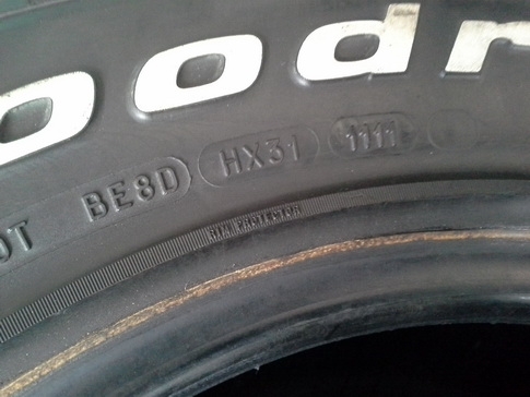 BF All USA. 265/70/16 ปี11 สวยๆ สภาพดี 1ชุด