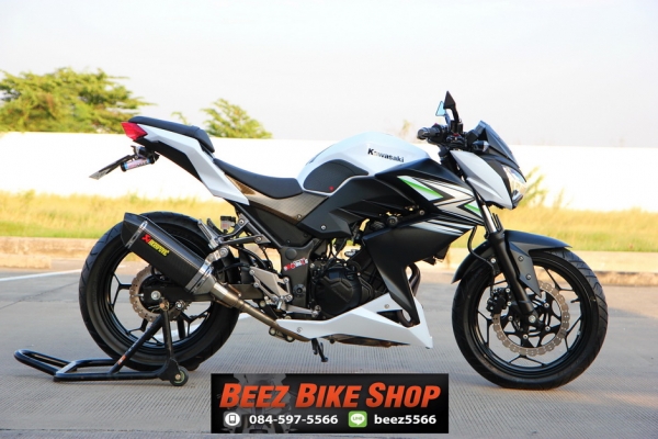 ขาย Kawasaki Z250 รุ่นปี 2014 แต่งครบ วิ่ง 400 โล สภาพป้ายแดง ทะเบียนพร้อมโอน
