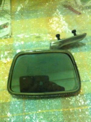 กระจกมองข้างเบนซ์w108แท้ตรงรุ่นมีปั๊มตราตรงรูระบายน้ำ