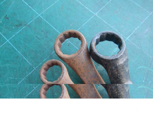 ชุดประแจแหวนหัวเดี่ยวหางแหลม