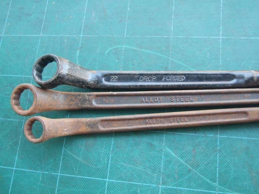 ชุดประแจแหวนหัวเดี่ยวหางแหลม