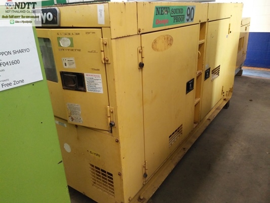 DENYO DCA90SPH 7572ชม. เครื่องปั่นไฟเก่าญี่ปุ่นไม่เคยใช้งานในไทยครับ