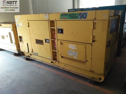 DENYO DCA90SPH 7572ชม. เครื่องปั่นไฟเก่าญี่ปุ่นไม่เคยใช้งานในไทยครับ