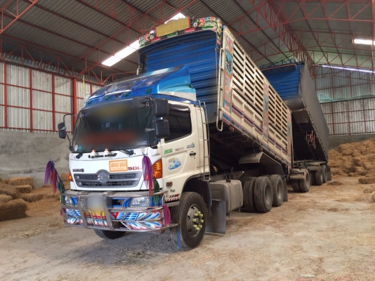 ขายรถ22ล้อดั้มพ์ HINO FM1ANLD เครื่อง 344แรงม้ากับหาง ST ปี52 สนใจโทร 081-970-1072