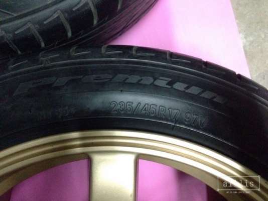 แม็ก Prodrive17 พร้อมยาง 235-45R17 แม็ก Prodrive17 พร้อมยาง 235-45R17