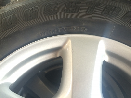 แม็กพร้อมยาง ISUZU V-CROSS บริดสโตน 255-65-17