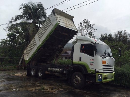 ขายดาวน์ 10ล้อดั้มพ์ ISUZU MP1FXZ7778T เครื่อง 360แรงม้า ปี56 สนใจโทร 081-970-1072