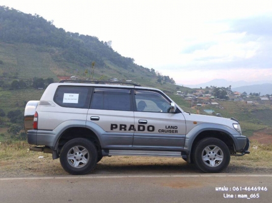 ขาย Toyota Land Cruiser Prado ปี 97 เครื่อง 3.4 เบนซิน สภาพสมบูรณ์ ไม่มีชน ไม่มีจมน้ำ ดูแลรักษาเยี่ยม อุปกรณ์ใช้ได้ดีเดิมๆทุกอย่าง