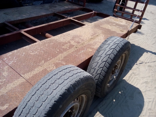 ขายเทรนเลอลาก กว้าง180 ยาว450 เหล็กลางหน้า 4