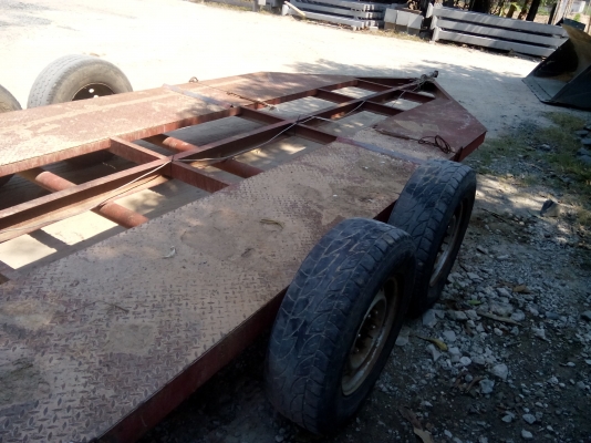 ขายเทรนเลอลาก กว้าง180 ยาว450 เหล็กลางหน้า 4