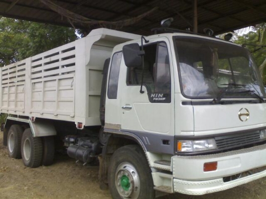 ขายสิบล้อดั๊มพ์  HINO 3M 2 เพลา ดั๊มพ์เหล็ก ทะเบียนพร้อมโอน