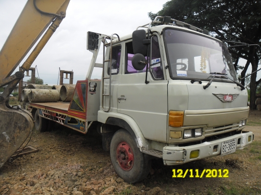 ขายHINOหางปลาแทรนเลอร์หกล้อพร้อมบันใดไฮโดลิค