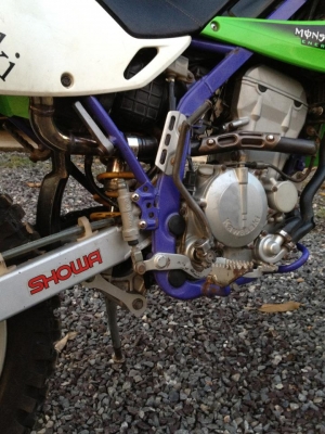 ขาย kawasaki klx 250  อินวอย โช๊ค upside down สภาพดีพร้อมใช้