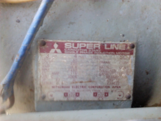 ชุดหัวปั๊มลมและมอเตอร์ 3 แรงม้าแต่ไม่มีถังลมเท่านั้น