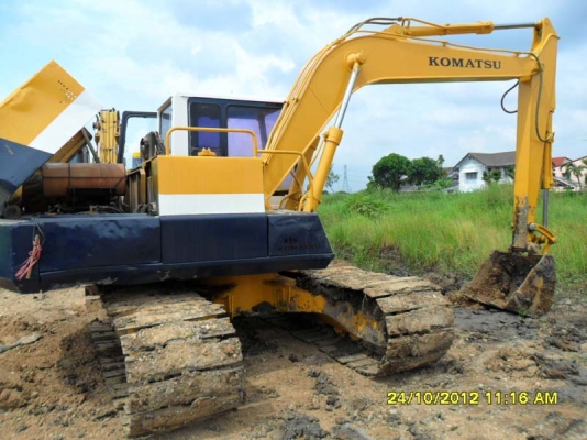 Komatsu PC120-3 เก็บแล้ว,สภาพทั่วไป,ทำงานอยู่หน้างาน