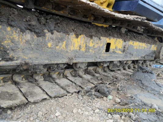 Komatsu PC120-3 เก็บแล้ว,สภาพทั่วไป,ทำงานอยู่หน้างาน