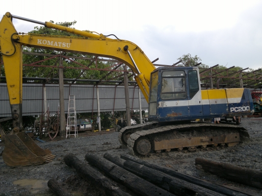 ขายรถแบคโฮ KOMATSU PC-200-5 ไฟฟ้ามี เอกสารใบอิมวอย
