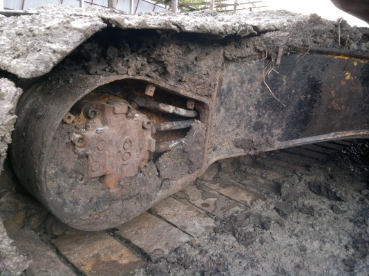 ขายรถแบคโฮ KOMATSU PC-200-5 ไฟฟ้ามี เอกสารใบอิมวอย