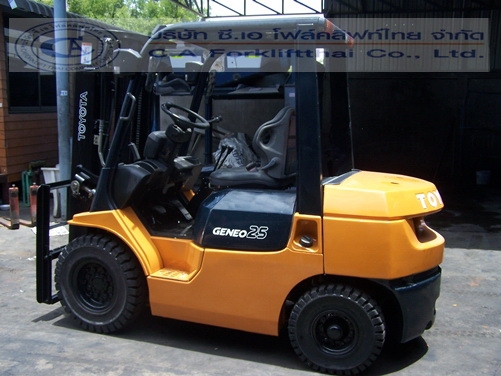 ขายรถ โฟล์คลิฟท์ TOYOTA รุ่น 7-FG25