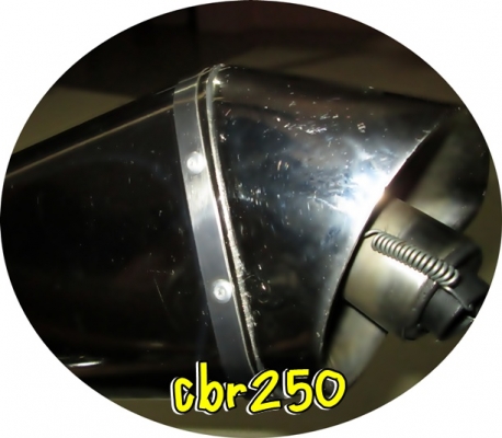 ท่อcbr250  ท่อกลม (ปิดการขาย ขายแล้วจ๊ะ)