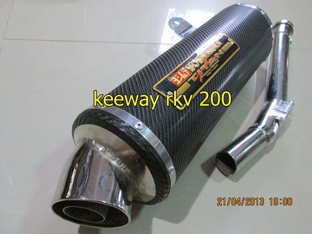 ท่อcbr250  ท่อกลม (ปิดการขาย ขายแล้วจ๊ะ)