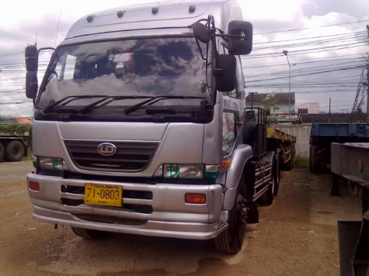 ขาย10ล้อหัวลาก+พางพื้นเรียบ3คาน นิสสันUD454 ปี*48เบรคแห้ง320แรง และหางเทเลอร์พื้นเรียบ3คานของCMCจีน สวยๆยางสวย