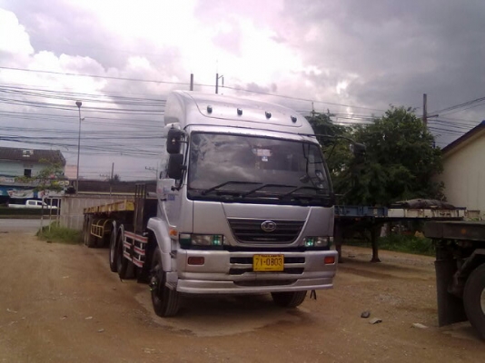 ขาย10ล้อหัวลาก+พางพื้นเรียบ3คาน นิสสันUD454 ปี*48เบรคแห้ง320แรง และหางเทเลอร์พื้นเรียบ3คานของCMCจีน สวยๆยางสวย