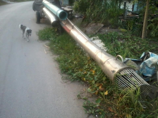 ขายท่อสูบน้ำขนาดใหญ่ แบบขับได้คับ ตามรูปเลย