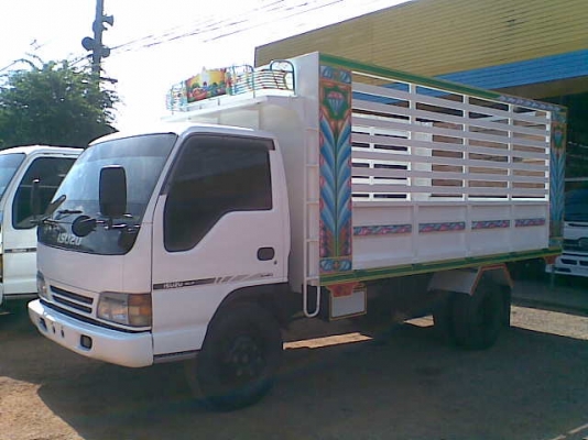 ขายรถ 6 ล้อ อีซูซุ NPR ดั๊มเกษตรต่อใหม่ กระบอกดั๊ม6ตัน รถสวย พร้อมใช้