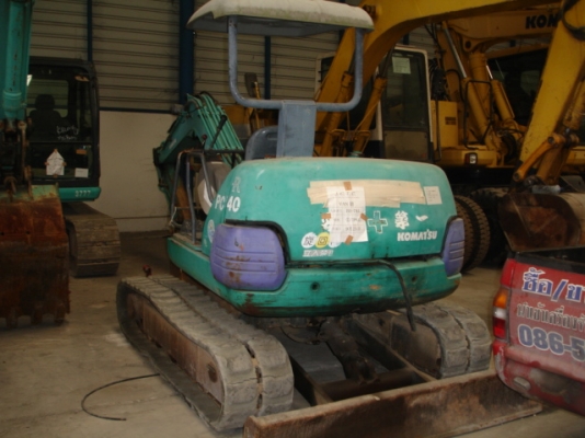 รถขุดเล็ก KOMATSU PC40-7 สภาพดีนำเข้าจากญี่ปุ่น