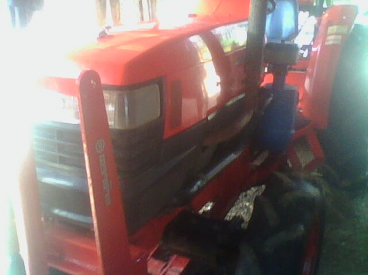 KUBOTA 45 แรง พร้อมใช้งานเอกสารทะเบียนพร้อม ยางดี เครื่องดี อุปกรณ์ ดันน้า โรตารี่ พาล 6 ( ตราช้าง  )  พาล 4