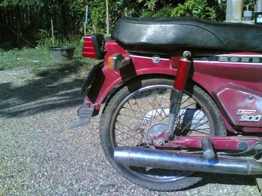 ขาย C900 (แดง) เล่มทะเบียน(ชุดโอนตามเอง) รถเดิมๆอะไหร่ครบเครื่องดี ขาย  6900 บาท