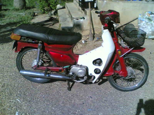 ขายฮอนด้าคัสตอม(แดง) เล่มทะเบียน(ชุดโอนตามเอง) รถเดิมๆ เครื่องเยี่ยม ขาย 6900 บาท