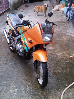 ขาย KR150 ปี39 รถจอดนาน เครื่องดีมาก มีกันสะบัด ทะเบียนโอน 12000.