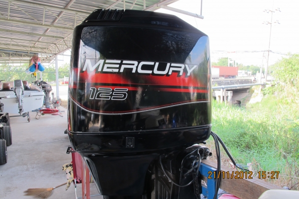 -ผ่อนได้- ขายเครือง MERCURY 125 แรง สภาพ 100 \%  เครื่องนำเข้า