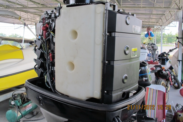 -ผ่อนได้- ขายเครือง MERCURY 125 แรง สภาพ 100 \%  เครื่องนำเข้า