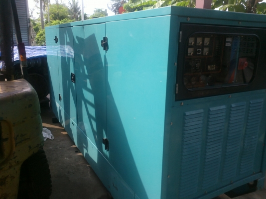 ขายเครื่องปั่นไฟ ขมิ้น 6BT 100 kva. SET นอก