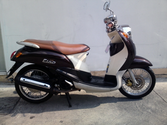 ขาย : YAMAHA FINO Premium ปี 51 น้ำตาล-ขาว วิ่ง 13,xxx กม. รถบ้านเครื่องเดิม สภาพสวย รูปถ่ายชัดเจน