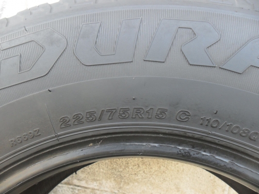 ยาง BRIDGESTONE 225/75R15 ปี10